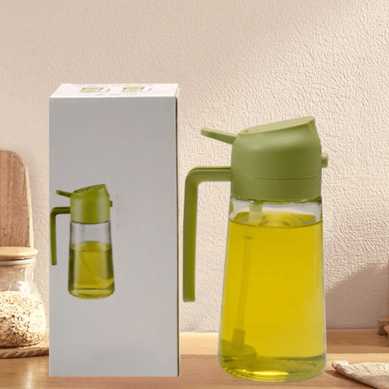 2-in-1 Glass Oil Sprayer and Dispenser - TRENDVYO