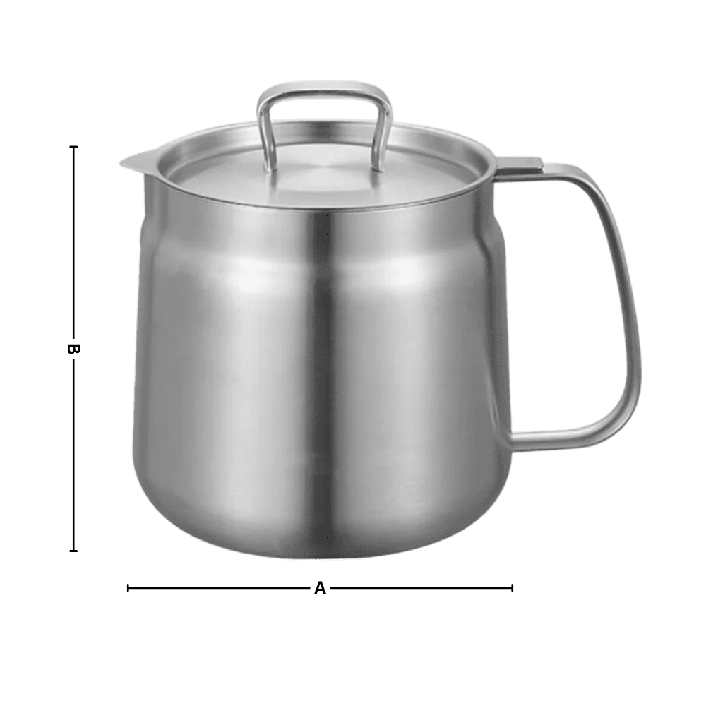 2-in-1 Stainless Steel Deep Frying Pot - TRENDVYO