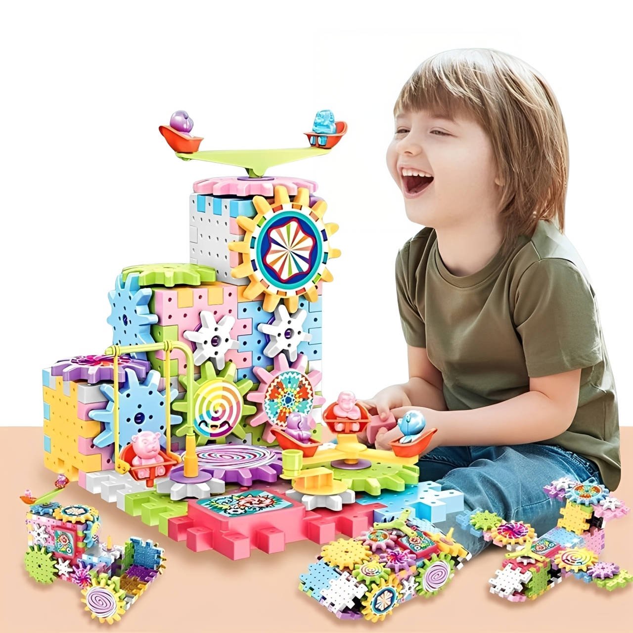 263 Pcs Kids Building Blocks Kit - TRENDVYO