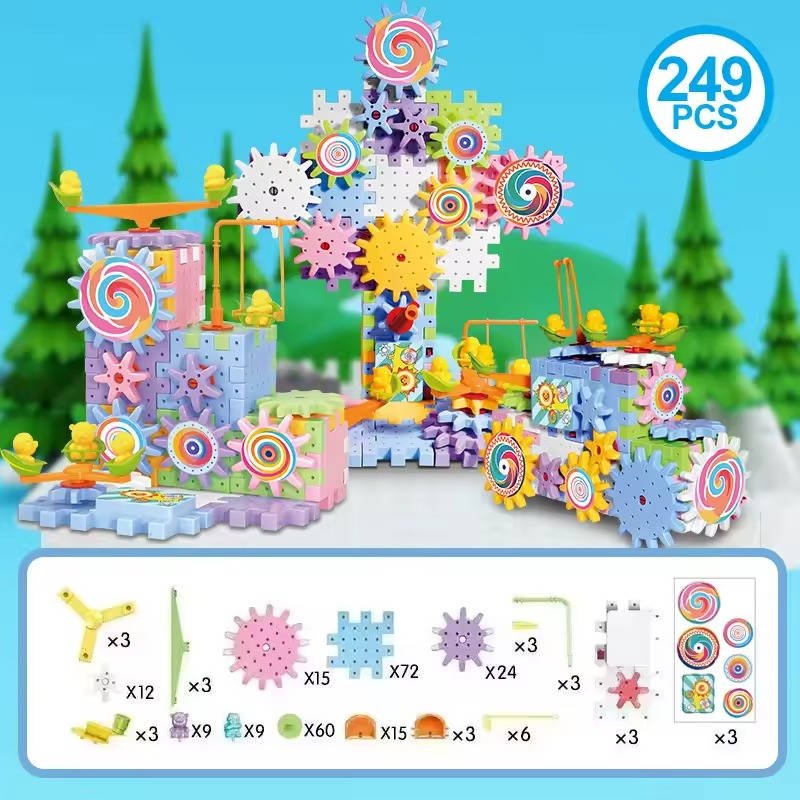 263 Pcs Kids Building Blocks Kit - TRENDVYO