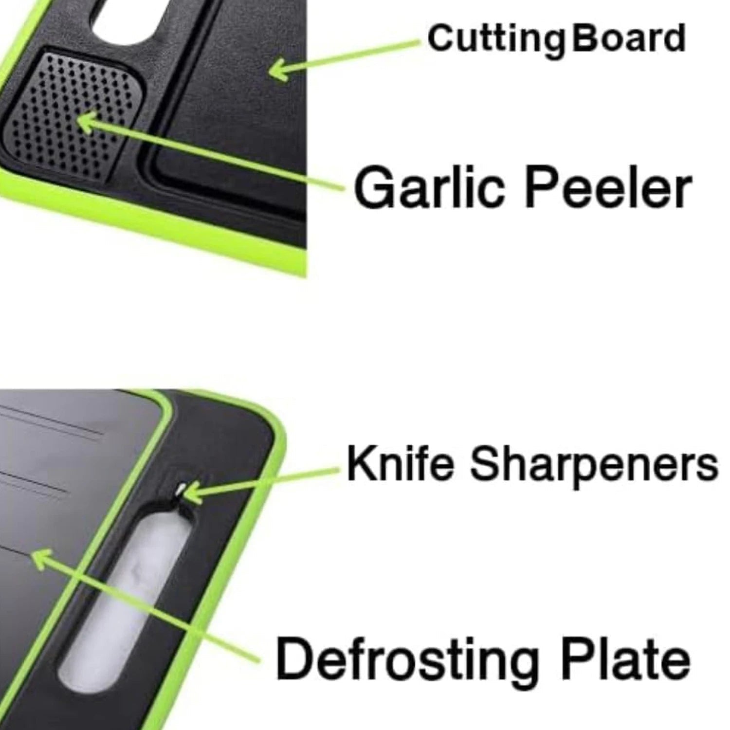 4-in-1 Cutting Board & Thaw Defrosting Tray - TRENDVYO