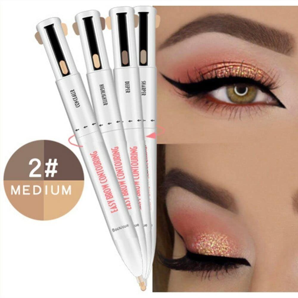 4-in-1 Eyebrow Pen - Shape, Fill, Conceal & Highlight - TRENDVYO