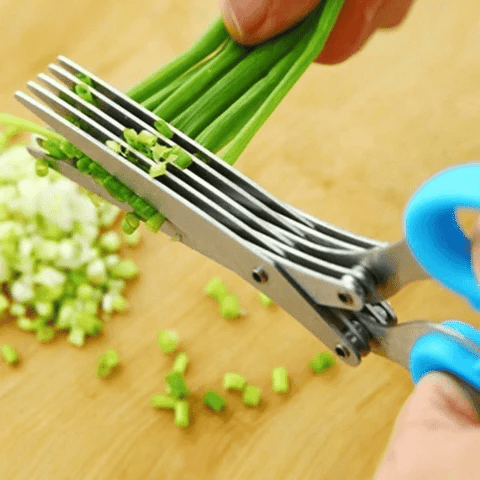 5 Blade Kitchen Salad Scissors - TRENDVYO