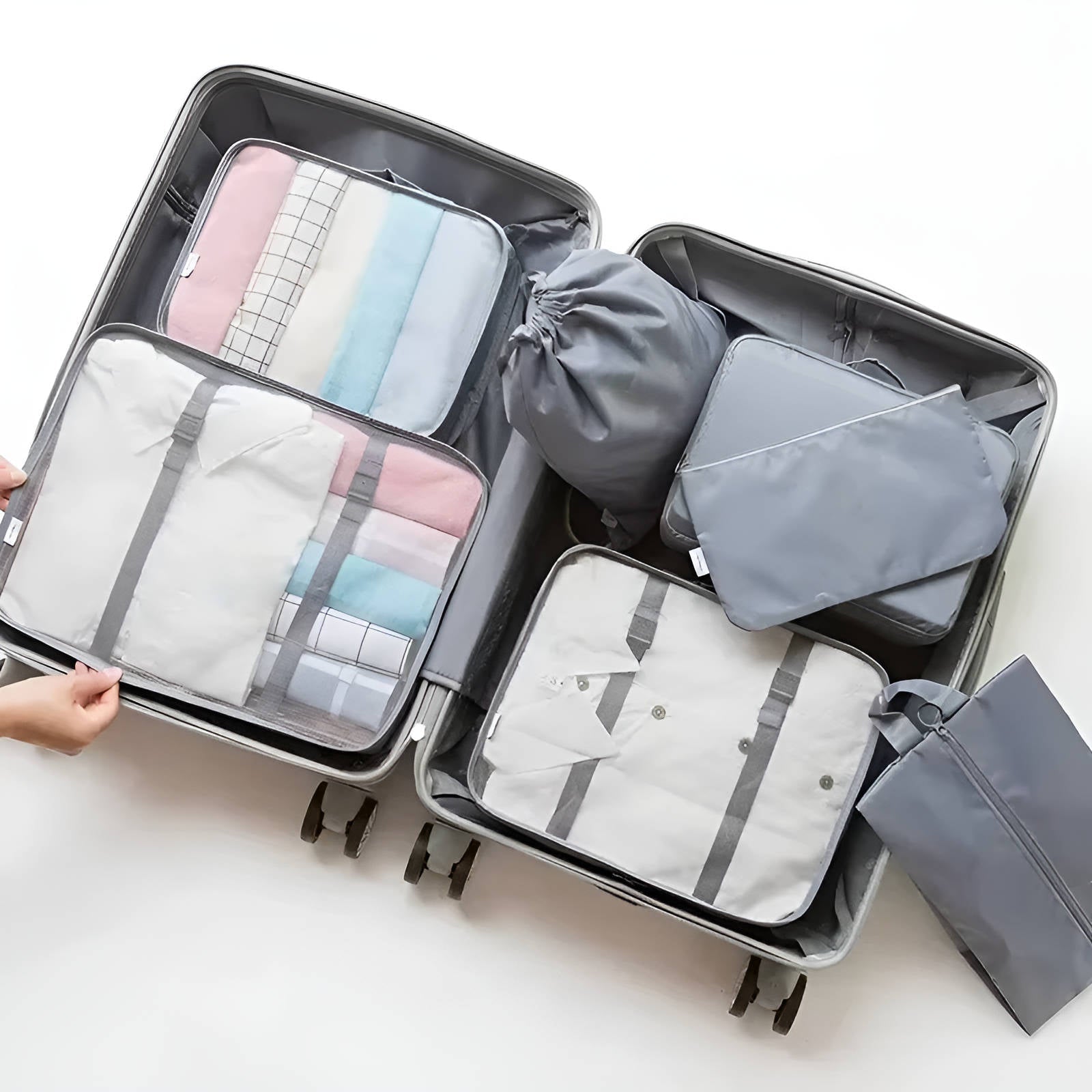 7 Set Packing Cubes For Travel - TRENDVYO