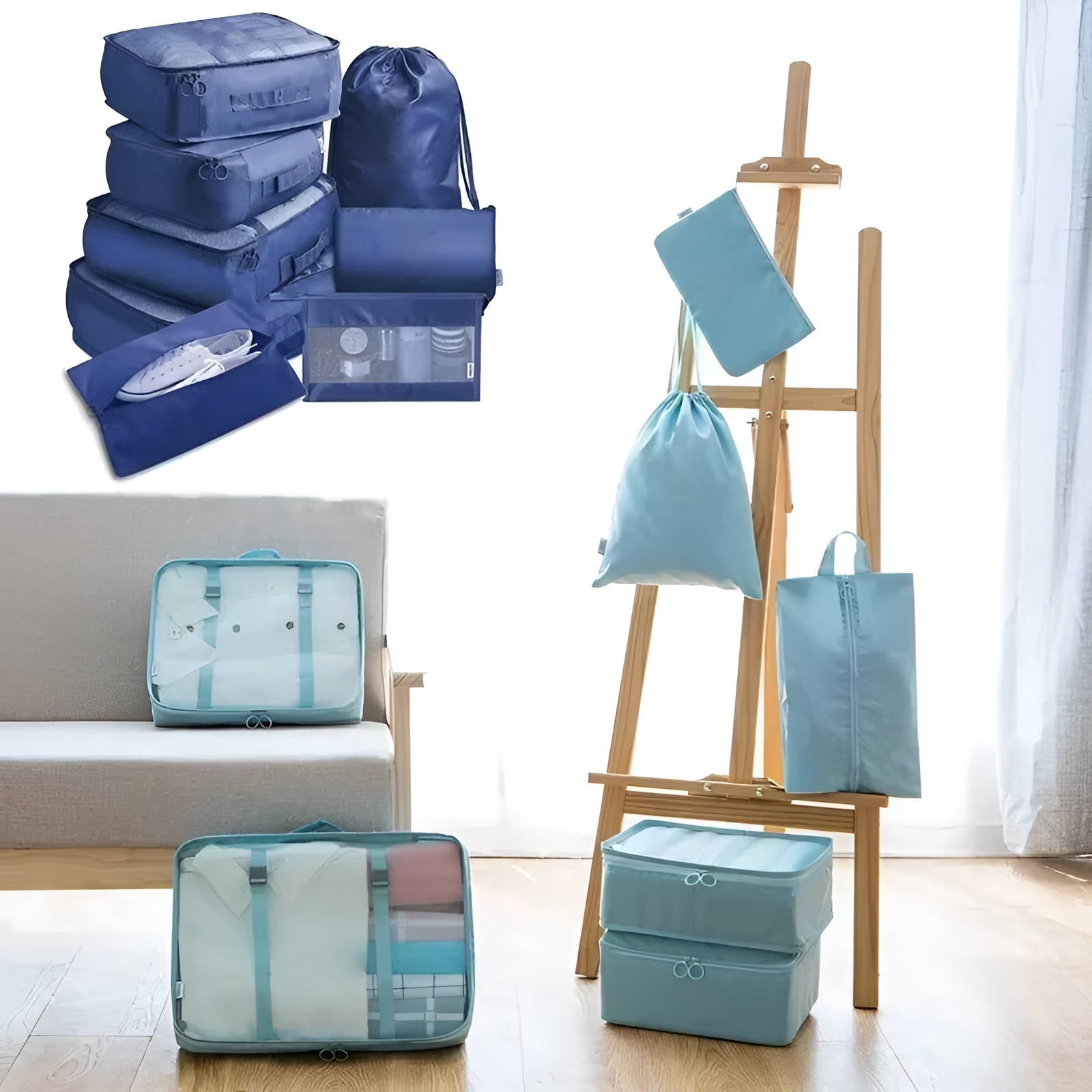 7 Set Packing Cubes For Travel - TRENDVYO