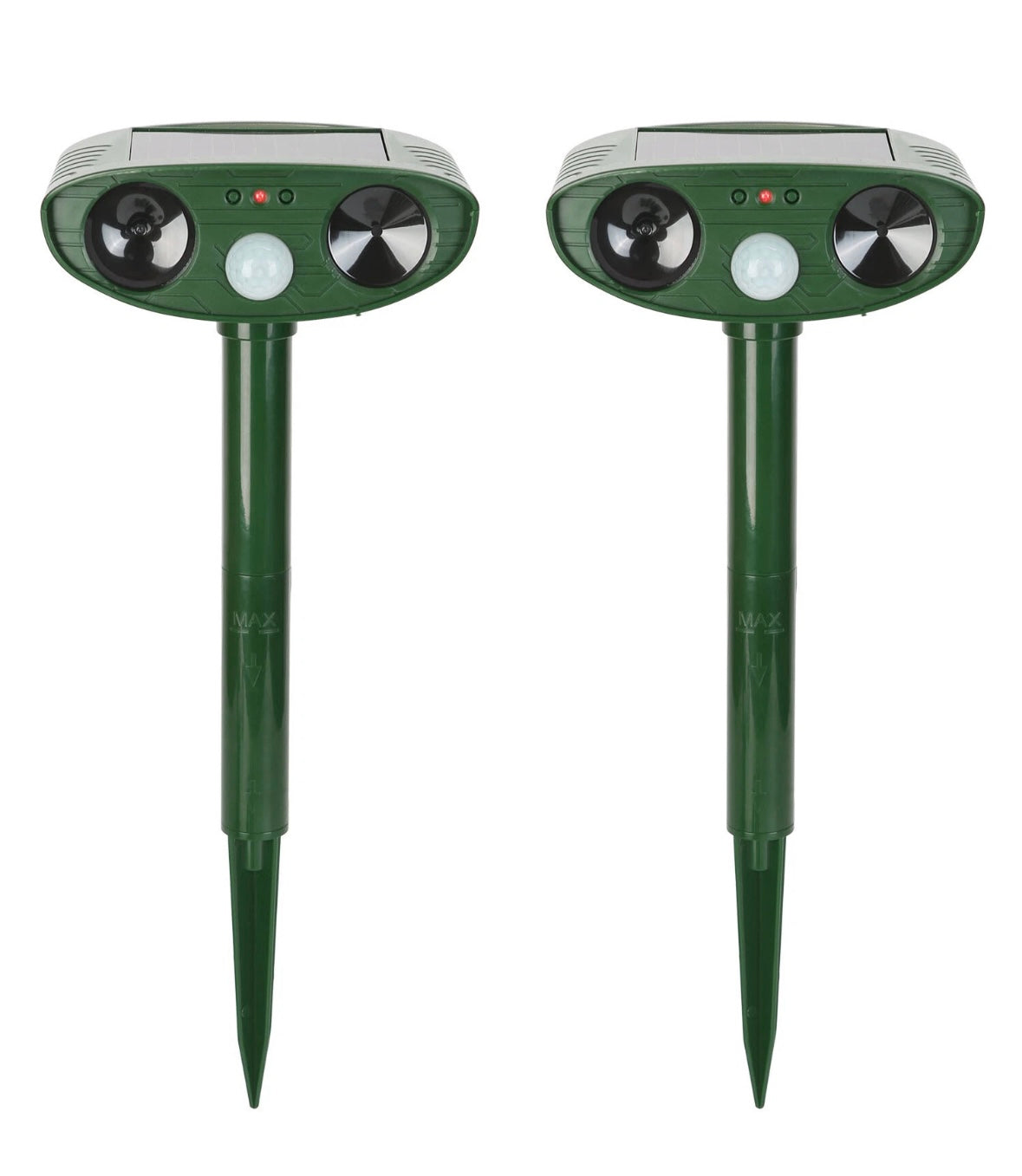 Ultrasonic Chipmunk Repeller - Solar-Powered - Get Rid of Chipmunks in 48 Hours