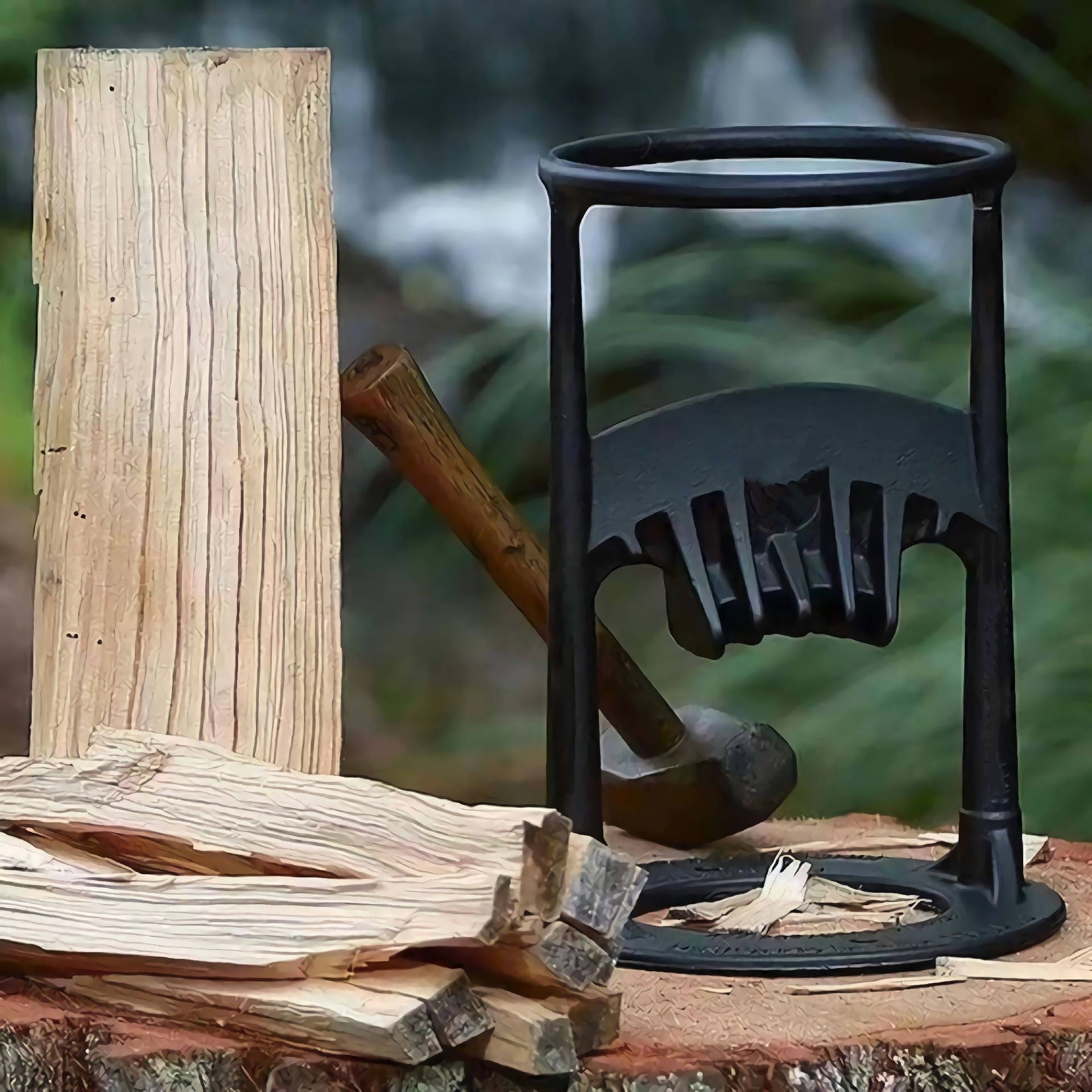 Gusseisen Manueller Holzspalter