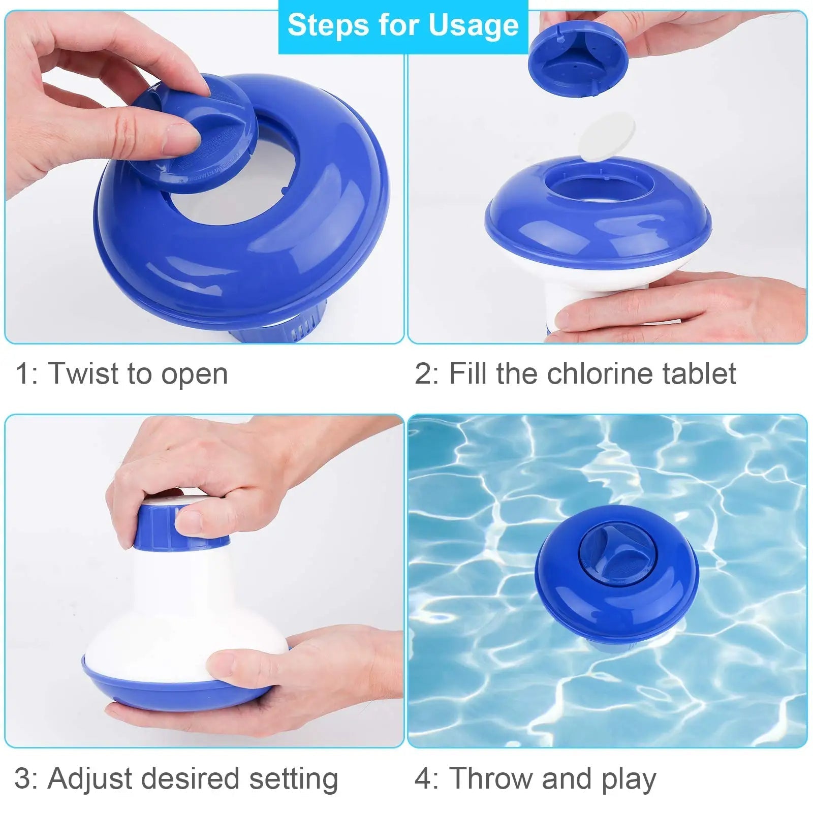 Adjustable Pool Chlorine Floater - TRENDVYO