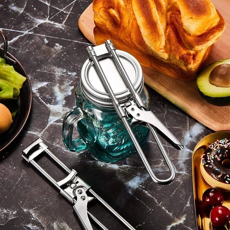 Adjustable Stainless Steel Multi Function Jar Opener - TRENDVYO