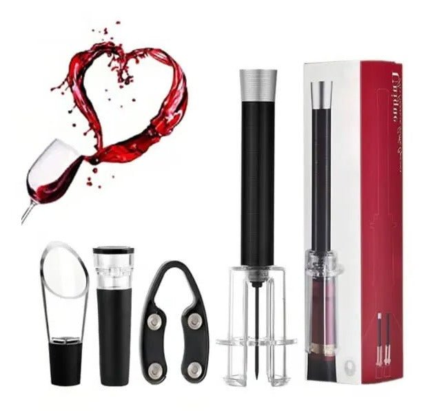 Air-Assist Wine Bottle Opening Set - TRENDVYO