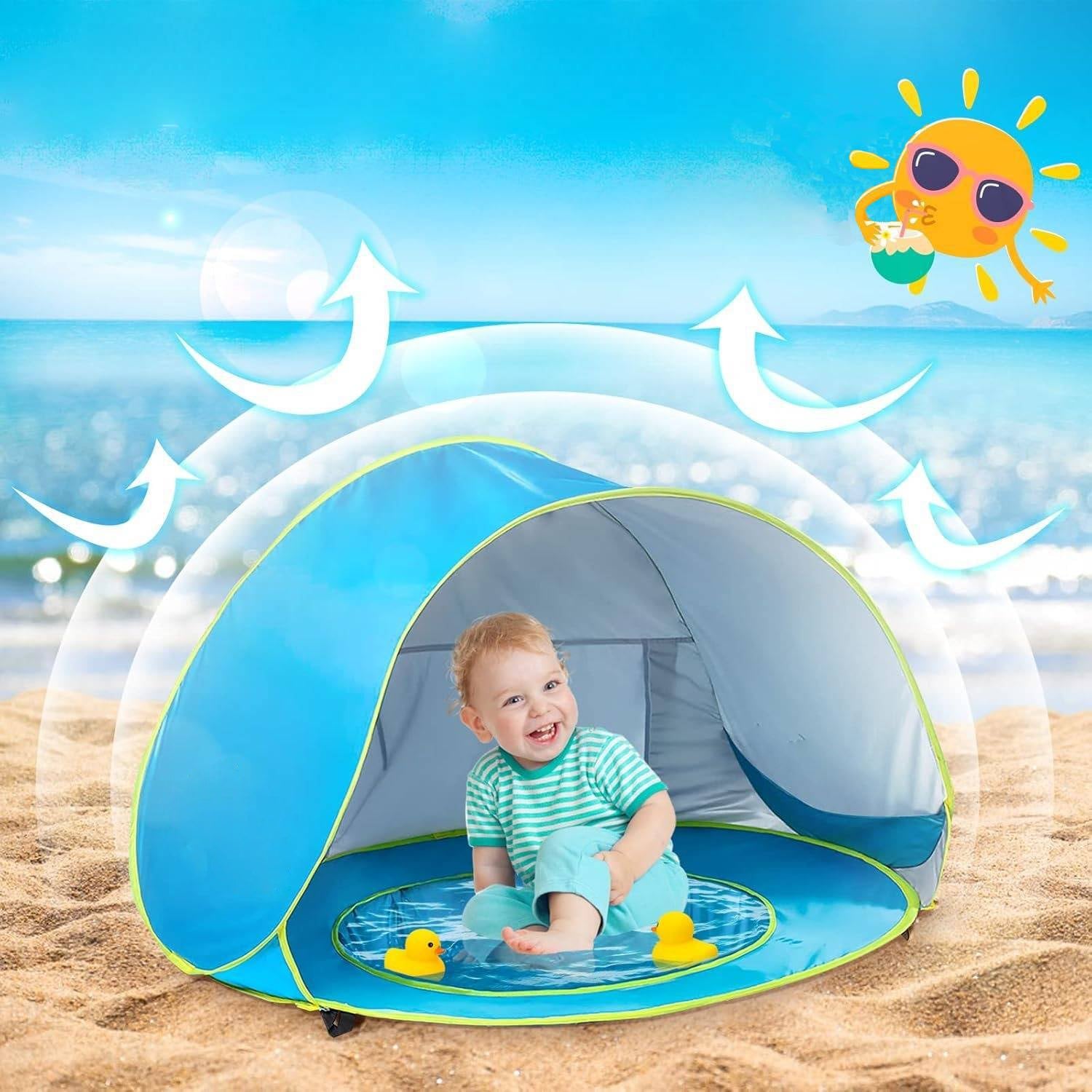 Baby Beach Tent UV Protection - TRENDVYO
