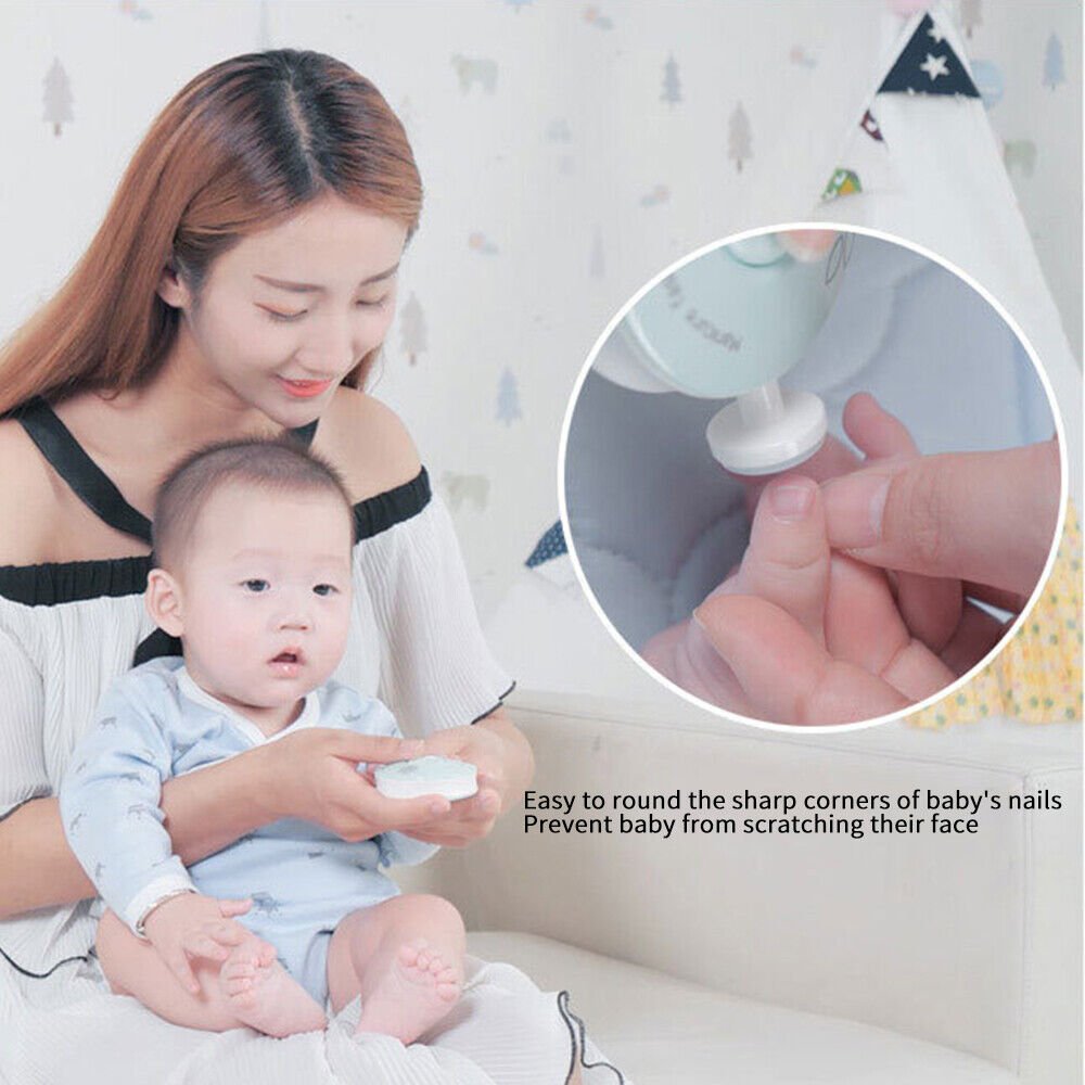 Baby Nail Trimmer with 6 Grinding Heads - TRENDVYO