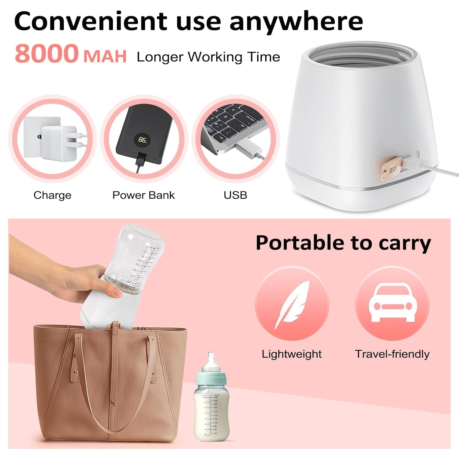 Baby Portable Bottle Warmer - TRENDVYO