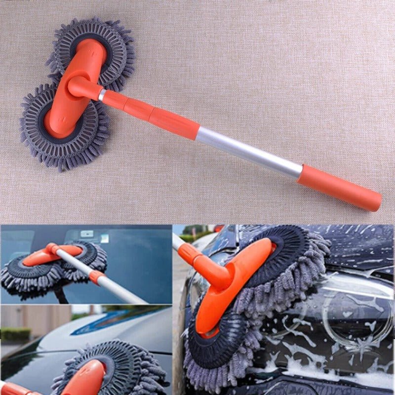 Car Wash Brush with Rotating Head - TRENDVYO
