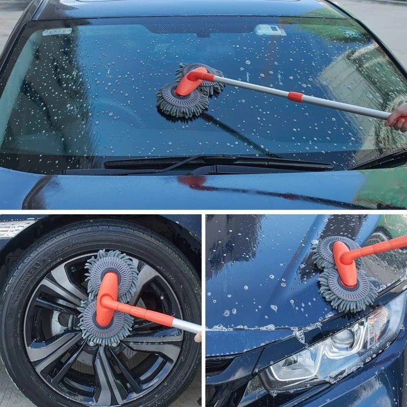 Car Wash Brush with Rotating Head - TRENDVYO