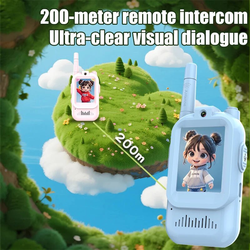 Childrens 2 Pack Video Walkie Talkie - TRENDVYO