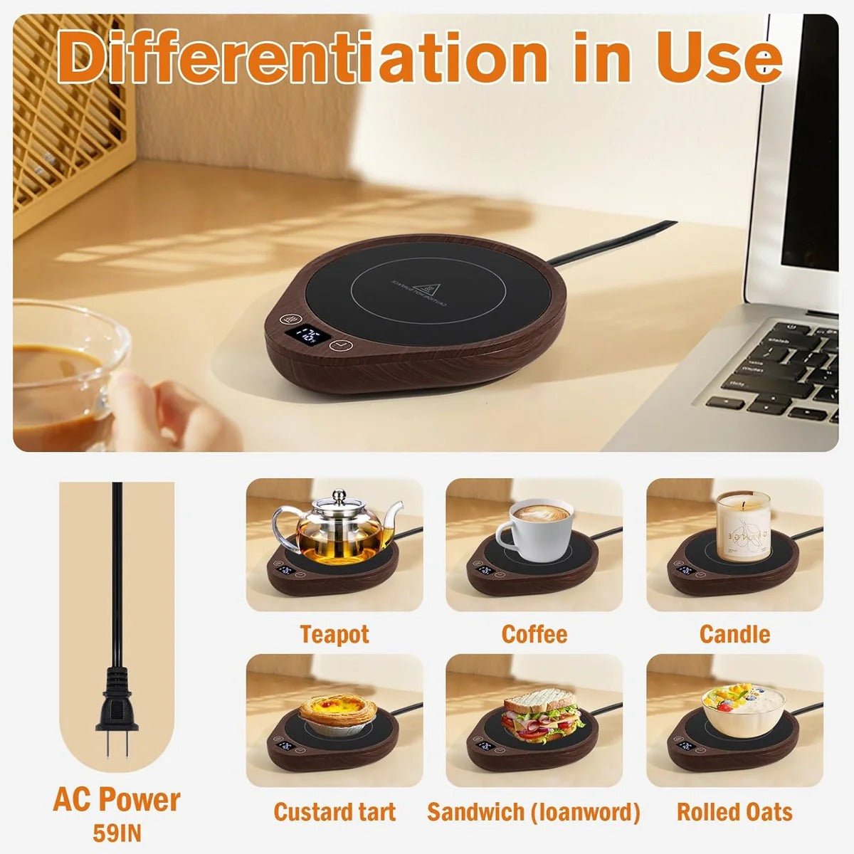 Coffee Mug Warmer Set - TRENDVYO