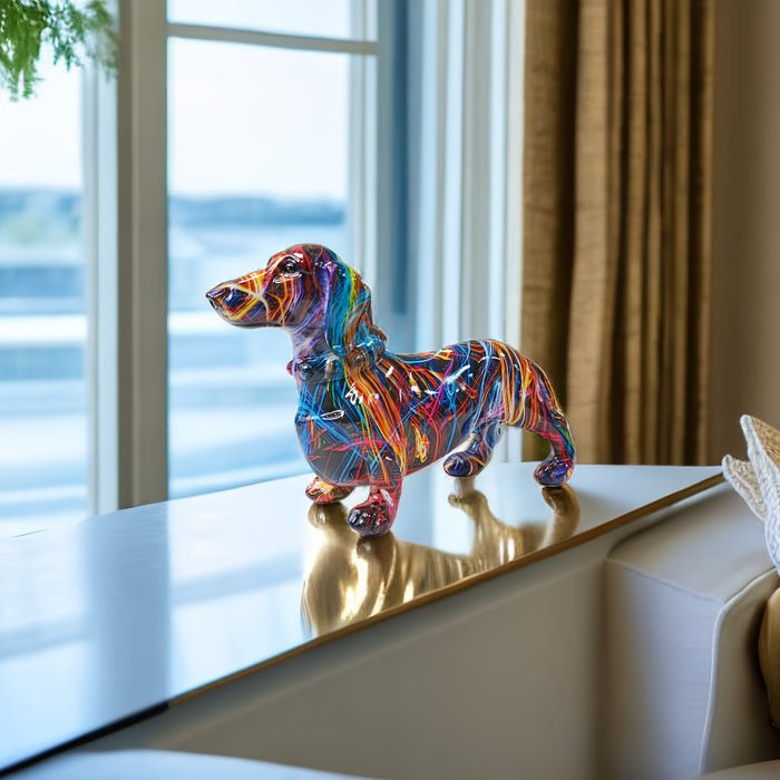 Colorful Dachshund Statue - TRENDVYO