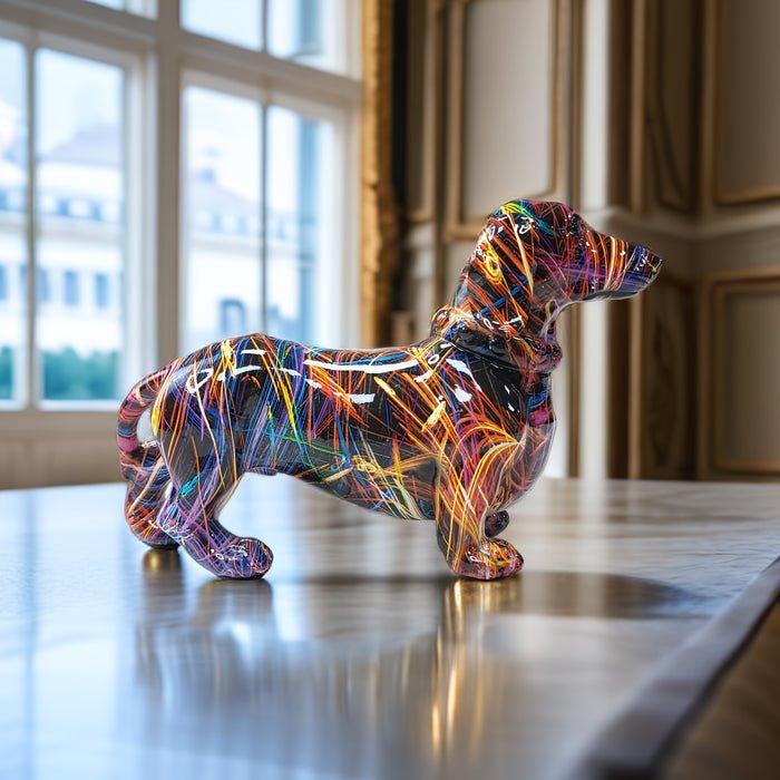 Colorful Dachshund Statue - TRENDVYO