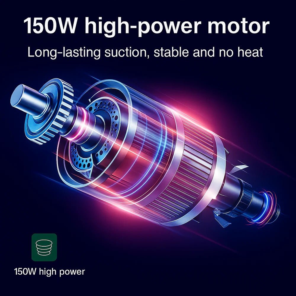 Cordless Car Vacuum Cleaner – 95000Pa Suction, Lightweight & Powerful Handheld - TRENDVYO