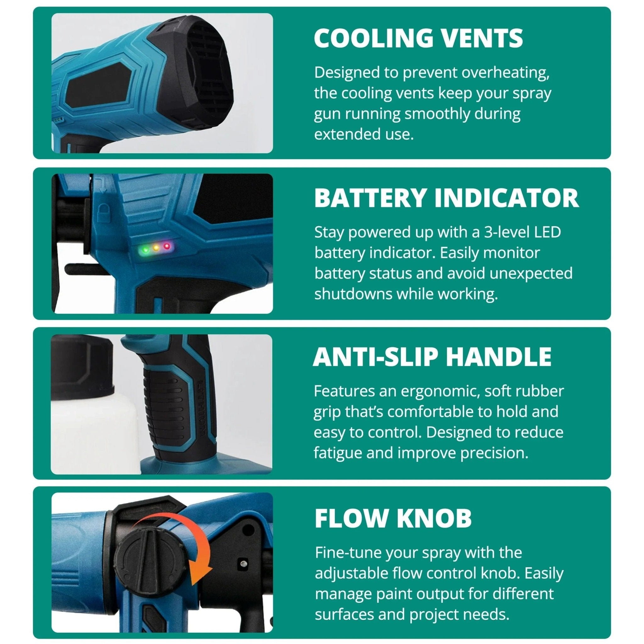 Cordless Paint Sprayer - TRENDVYO