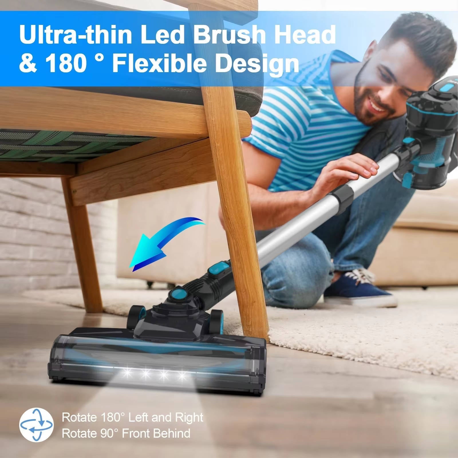Cordless Vacuum Cleaner For Home - TRENDVYO