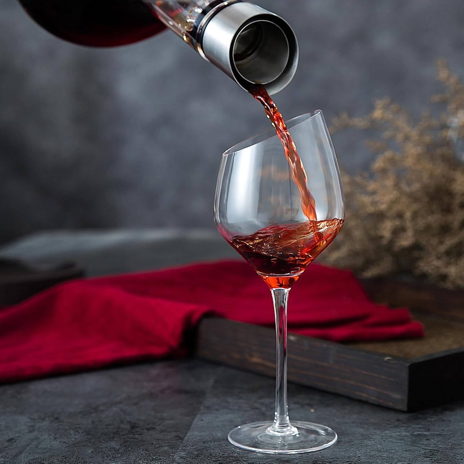 Crystal Glass Wine Decanter Aerator Carafe - TRENDVYO