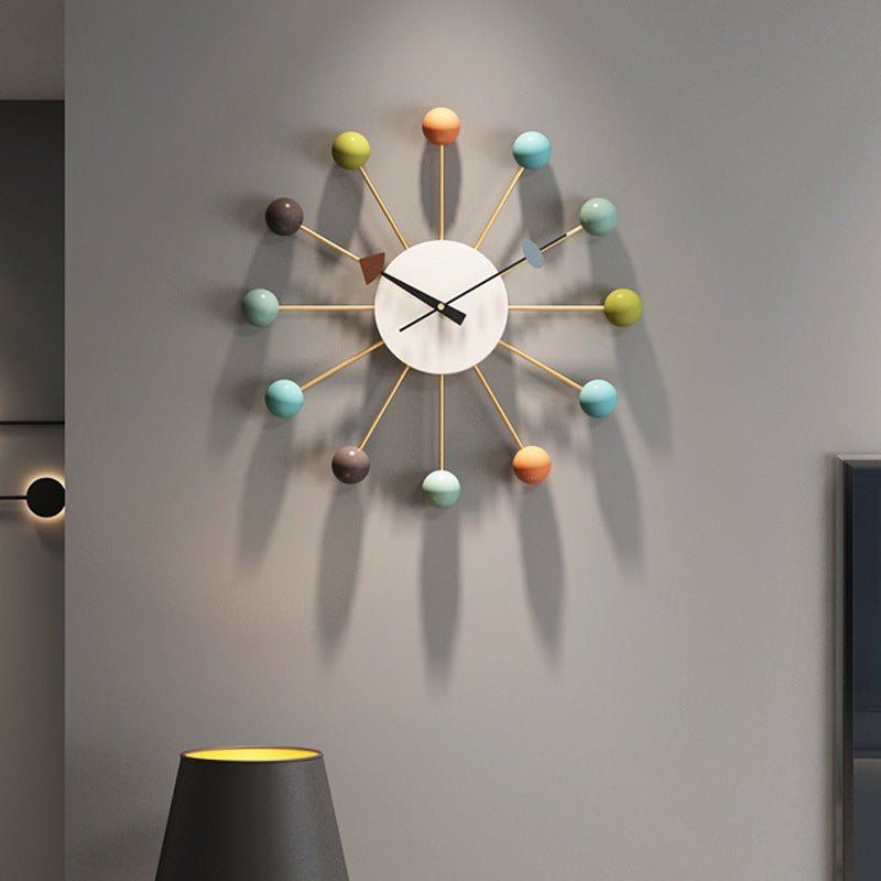 Decorative Large Silent Wall Clock For The Living Room - TRENDVYO