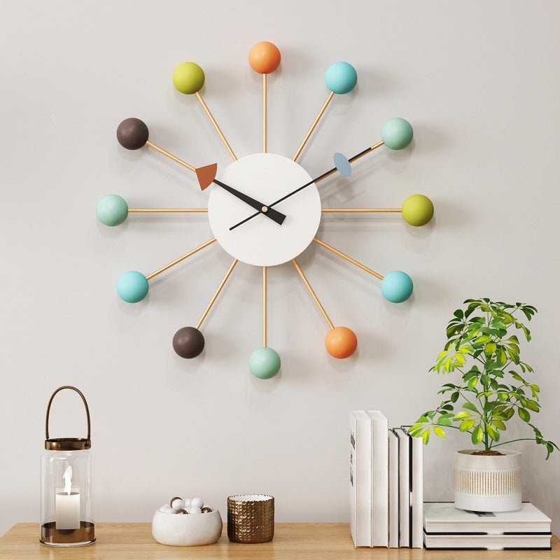 Decorative Large Silent Wall Clock For The Living Room - TRENDVYO