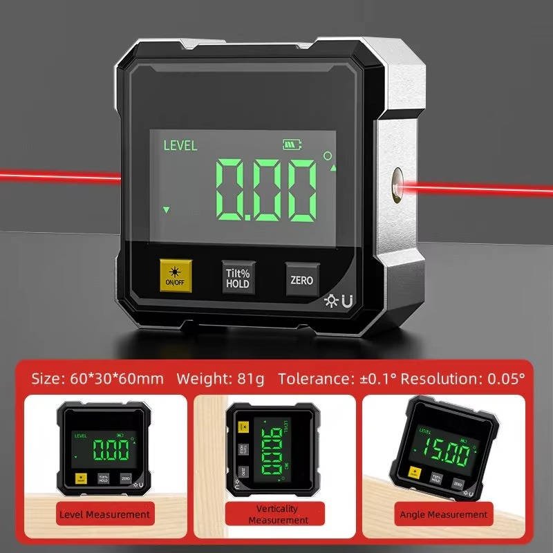 Digital Angle Finder with Laser Level - TRENDVYO