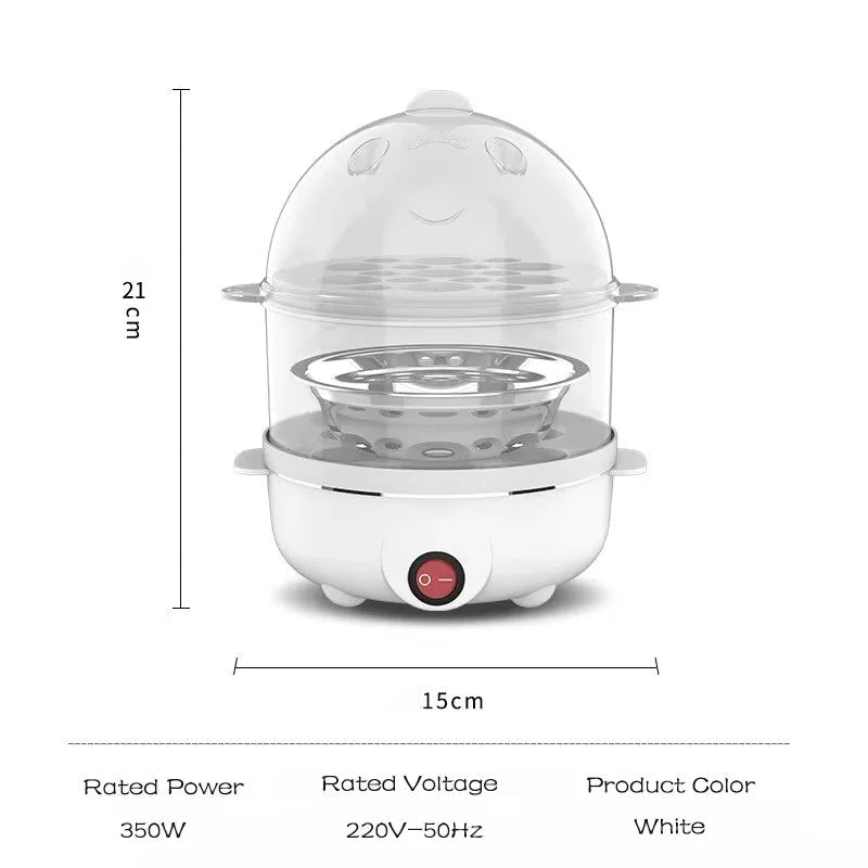 Double Layer Multifunctional Electric Egg Cooker - TRENDVYO
