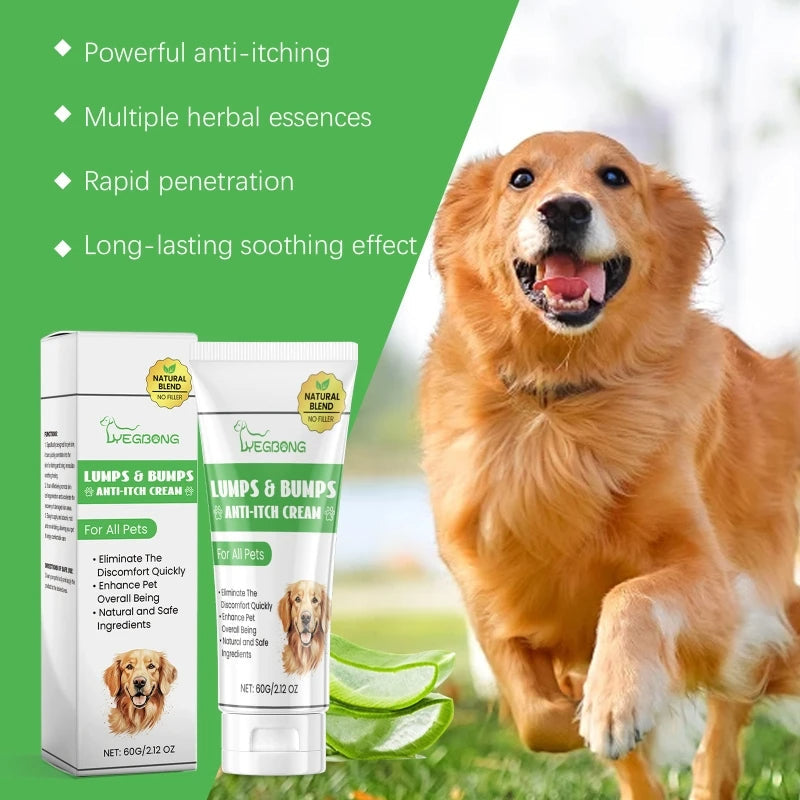 60g Anti-Itch Cream for Dogs and Cats