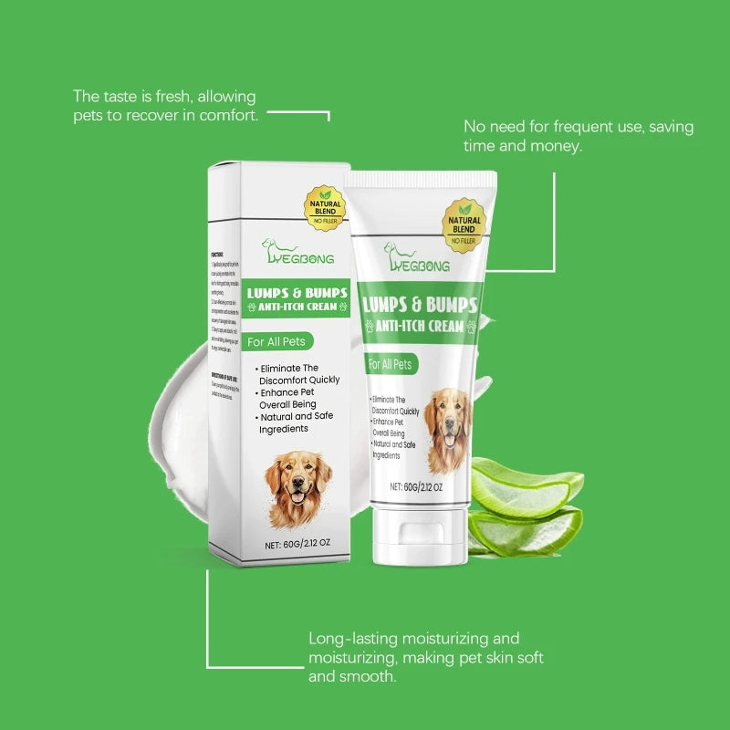 60g Anti-Itch Cream for Dogs and Cats