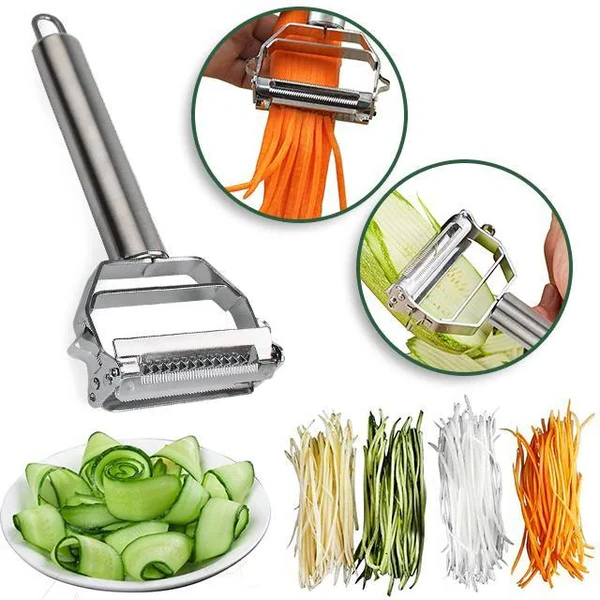 Dual-Blade Peeler for Slicing - TRENDVYO
