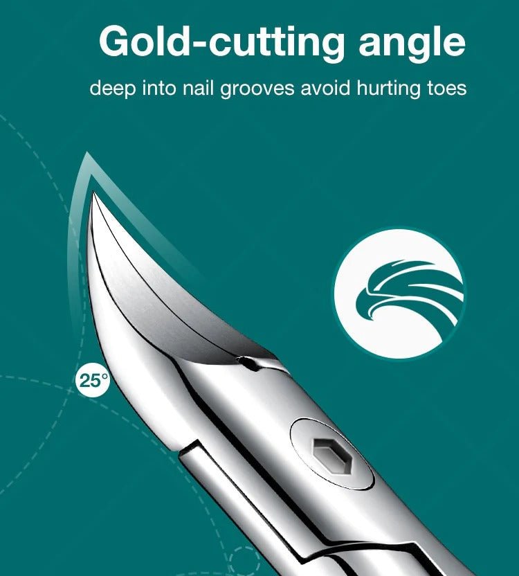 Easy-Use Toenail Clippers for Seniors - Perfect for Thick & Ingrown Nails - TRENDVYO