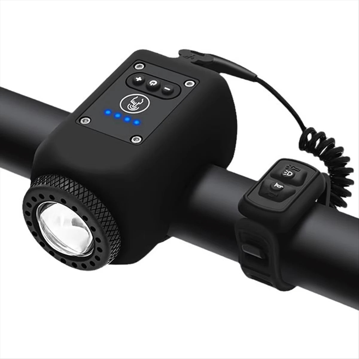 Electric Bike Horn and Front Light - TRENDVYO