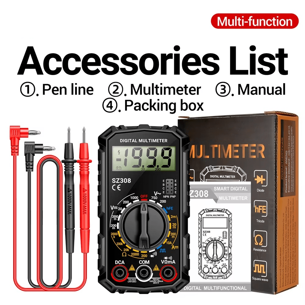 Electrical Test Kit With Digital Multimeter - TRENDVYO