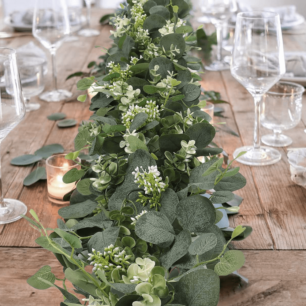 Elegant Decorative Faux Eucalyptus Garland - TRENDVYO