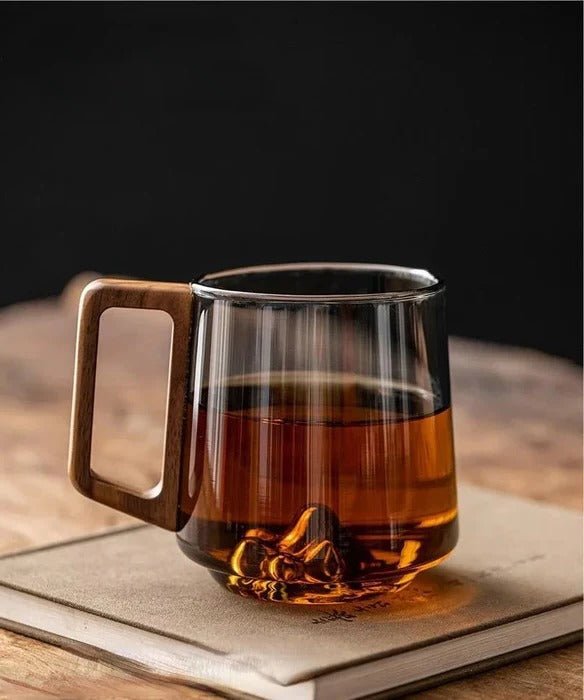 Elegant Glass Cup with Handle - TRENDVYO