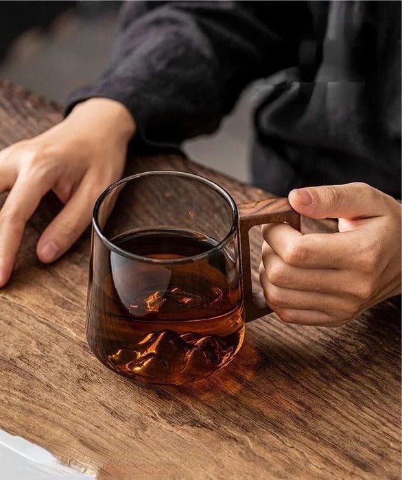 Elegant Glass Cup with Handle - TRENDVYO