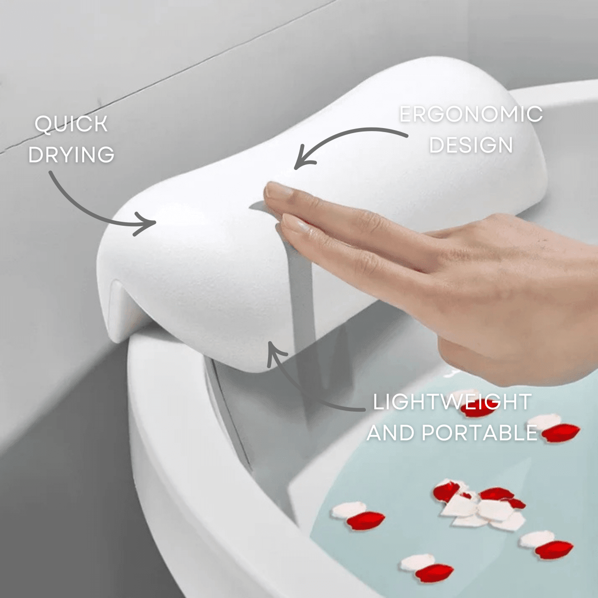 Ergonomic neck and head support for relaxing at home as if you were at a spa - TRENDVYO