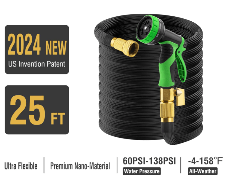 Expandable Garden Hose With 10 Functions Spray Nozzle - TRENDVYO
