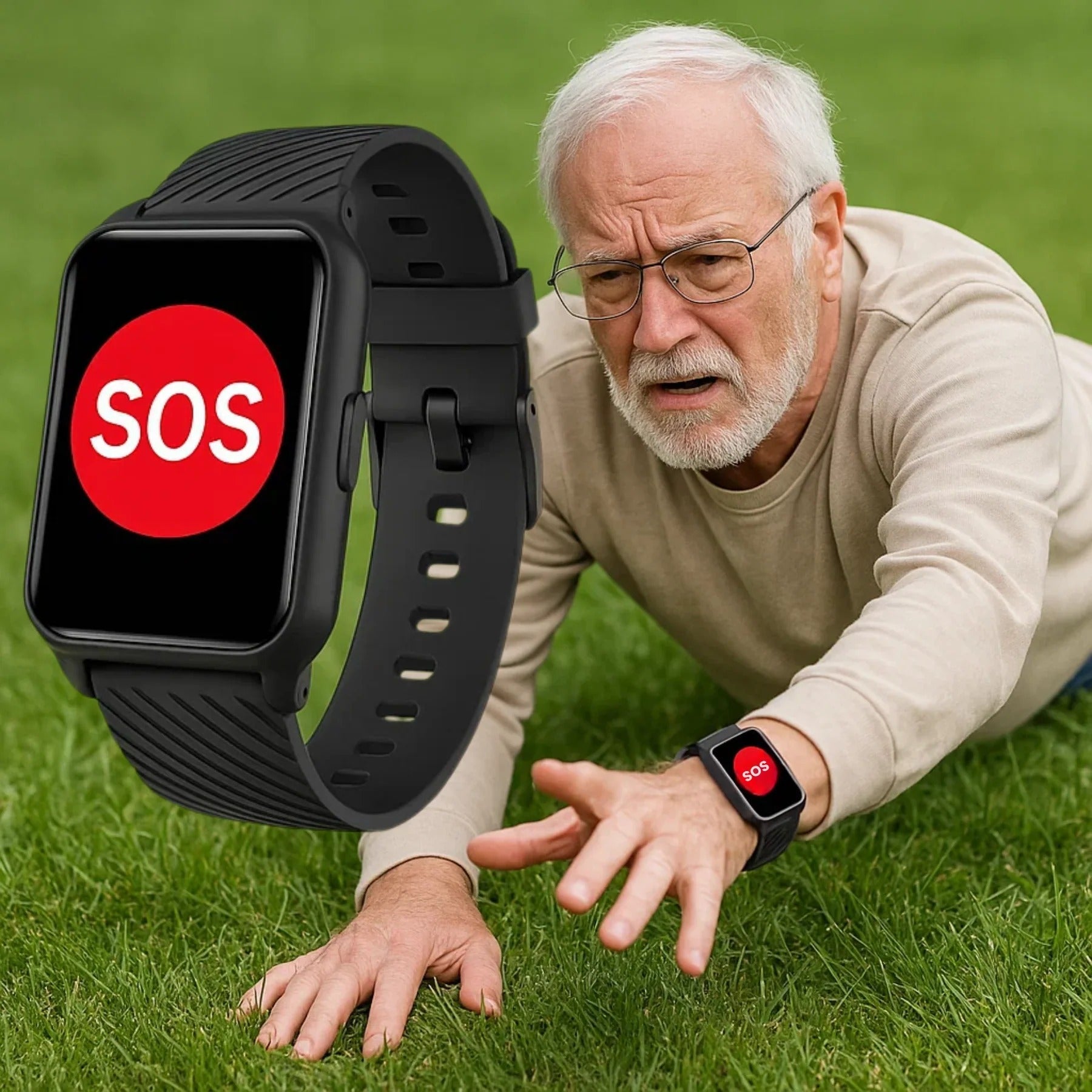 Fall Detection Smartwatch for Seniors - TRENDVYO