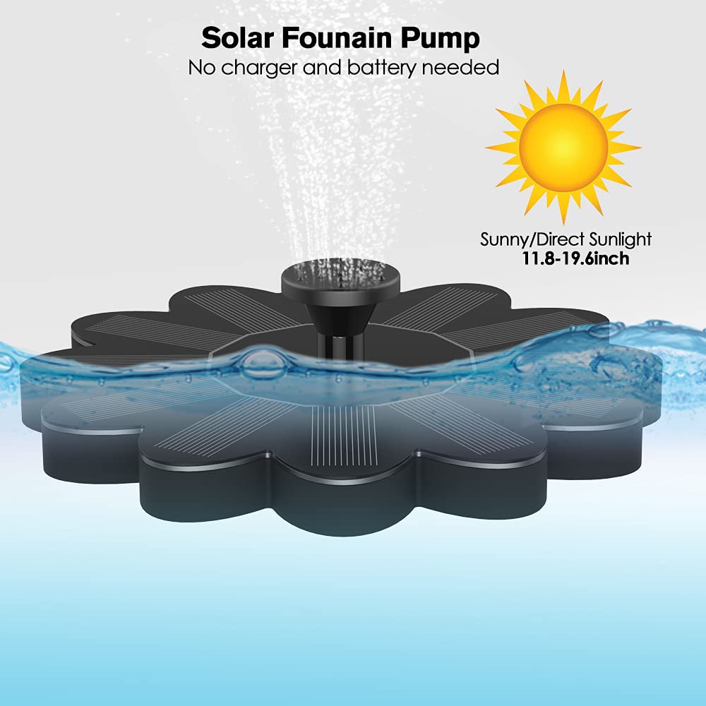 Flower-Shaped Water Fountain For Ponds And Pools - TRENDVYO