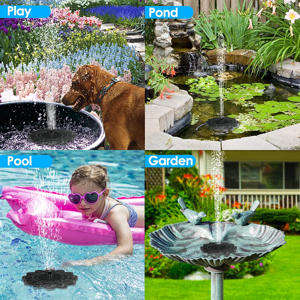 Flower-Shaped Water Fountain For Ponds And Pools - TRENDVYO