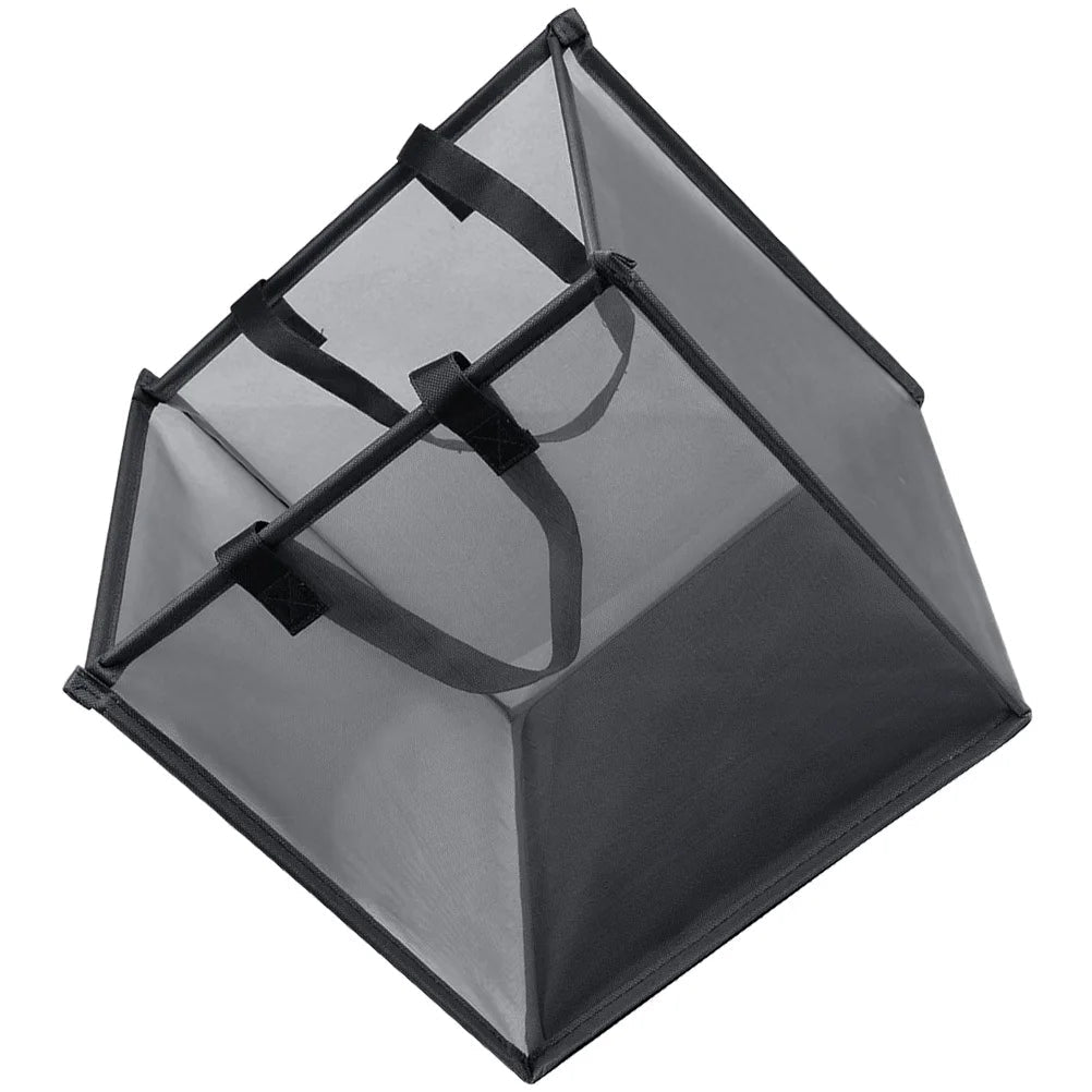 Foldable Mesh Laundry Hamper with Handles - TRENDVYO