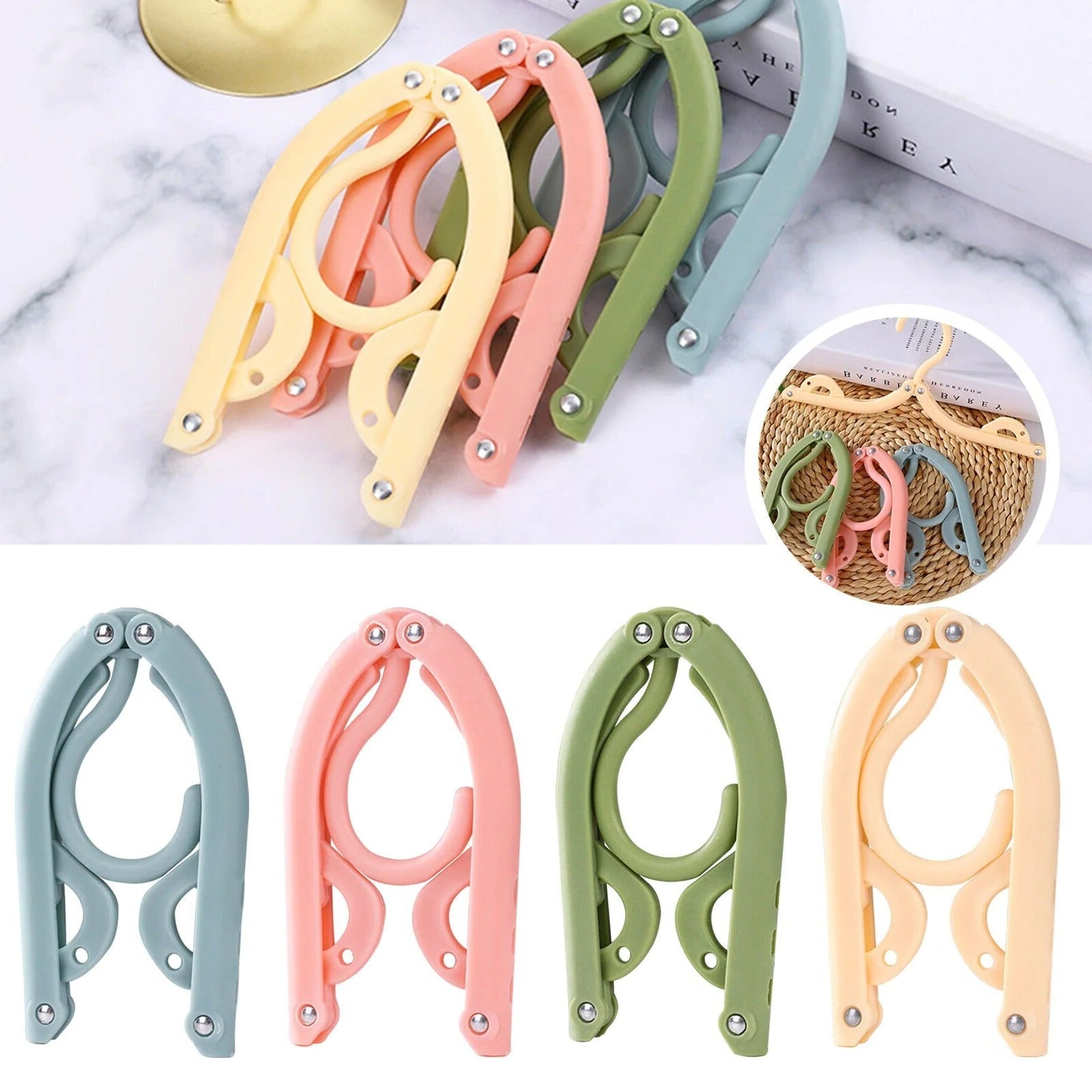 Foldable Travel Clothes Hanger - TRENDVYO