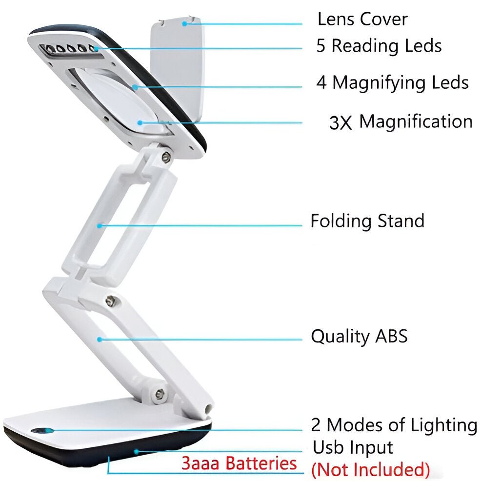 Full-Page Floor Magnifying Lamp - TRENDVYO