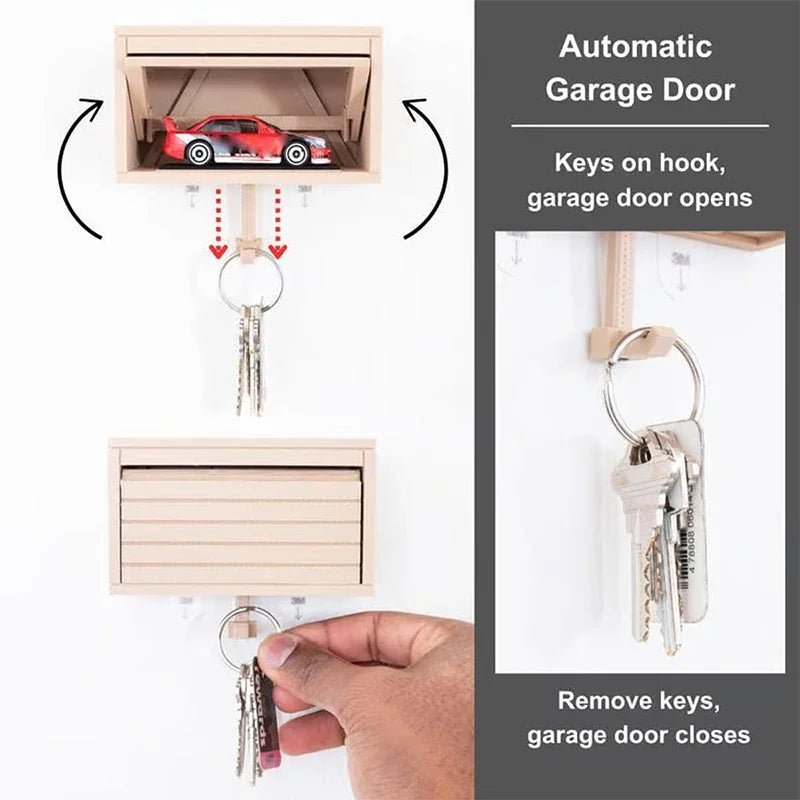 Fun Car Garage Key Holder for Wall - TRENDVYO