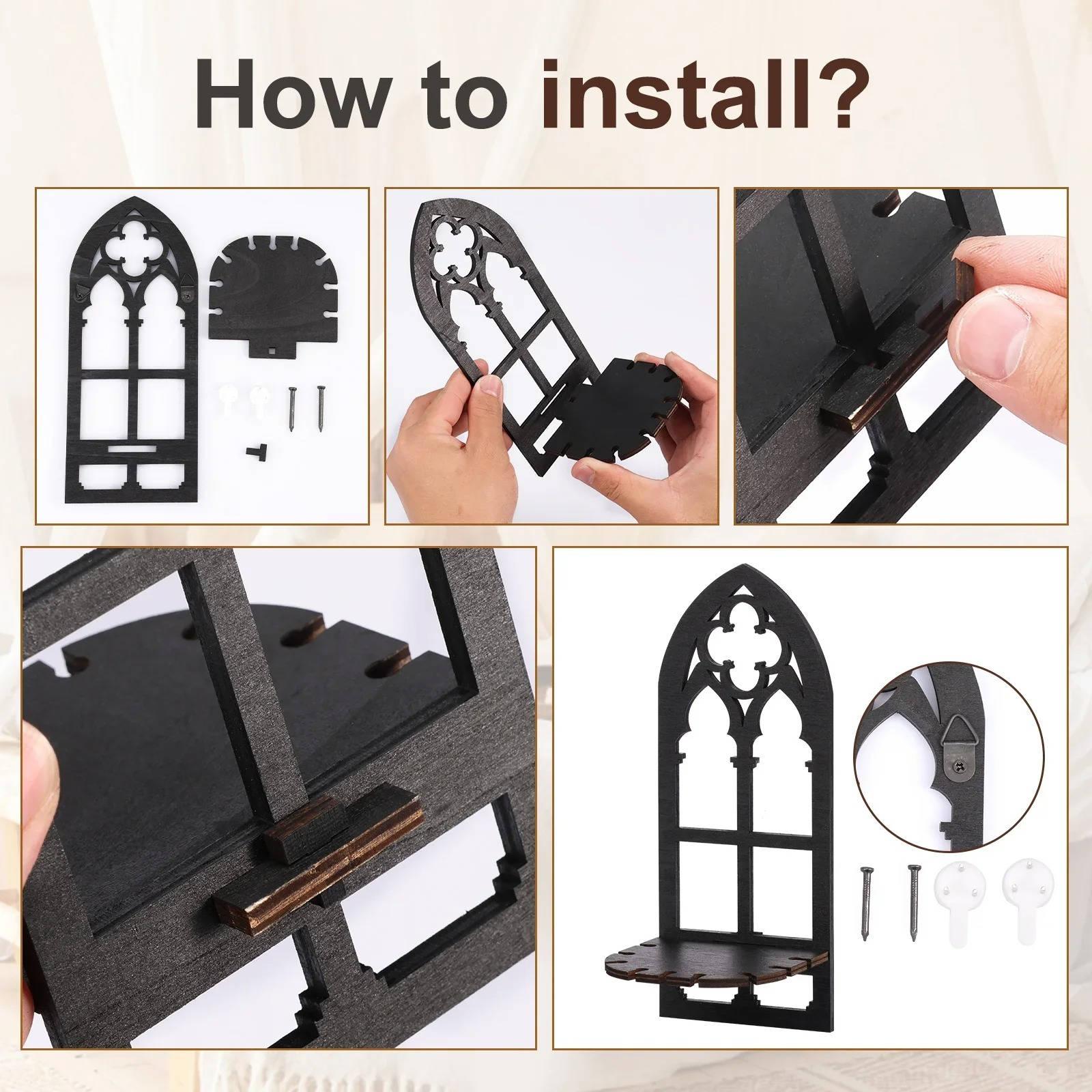 Gothic Wall Decor 3 Set - TRENDVYO
